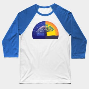 Day and night tree of life Baseball T-Shirt